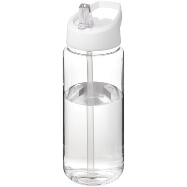 Пляшка спортивна H2O Active Octave Tritan прозорий, білий - 21044607- Фото №1