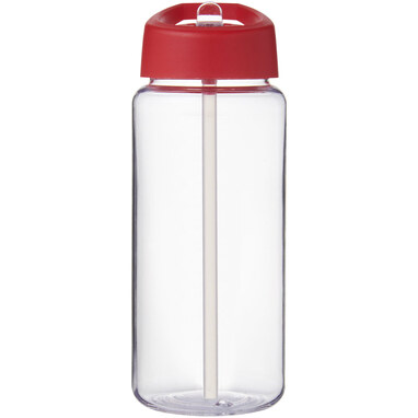 Бутылка спортивная H2O Active Octave Tritan прозрачный, красный - 21044610- Фото №3