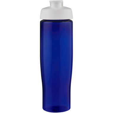 Спортивная бутылка H2O Active® Eco Tempo объемом 700 мл с откидывающейся крышкой белый, cиний - 21044803- Фото №3