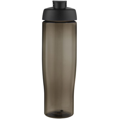 Спортивная бутылка H2O Active® Eco Tempo объемом 700 мл с откидывающейся крышкой сплошной черный, темно-серый - 21044890- Фото №3
