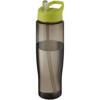 Спортивна пляшка H2O Active® Eco Tempo об'ємом 700 мл з кришкою-носиком лаймовий, темно-сірий - 21044963- Фото №1