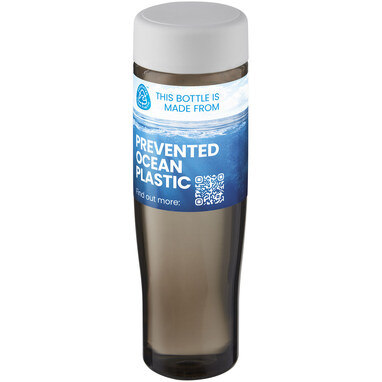Бутылка для воды H2O Active® Eco Tempo объемом 700 мл с завинчивающейся крышкой белый, темно-серый - 21045001- Фото №2