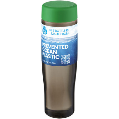 Пляшка для води H2O Active® Eco Tempo об'ємом 700 мл з кришкою, що закручується. зелений, темно-сірий - 21045061- Фото №2