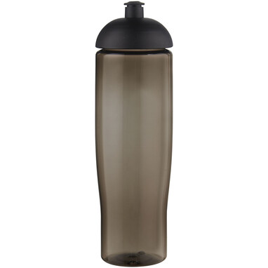 Спортивна пляшка H2O Active® Eco Tempo об'ємом 700 мл із куполоподібною кришкою суцільний чорний, темно-сірий - 21045190- Фото №3
