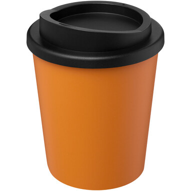 Americano® Espresso Термосткан із переробленого матеріалу об'ємом 250 мл помаранчевий, суцільно чорний - 21045231- Фото №1