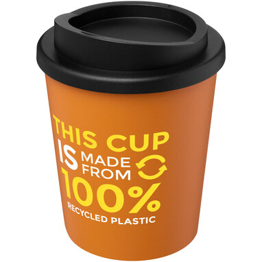 Americano® Espresso Термосткан із переробленого матеріалу об'ємом 250 мл помаранчевий, суцільно чорний - 21045231- Фото №2
