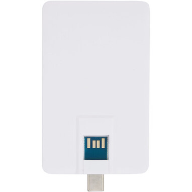 Duo Slim USB-накопичувач ємністю 32ГБ та роз'ємами Type-C та USB-A 3.0 білий - 12374901- Фото №6