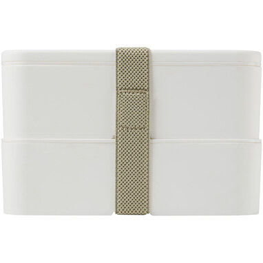 Двухслойный ланчбокс MIYO белый, белый, pebble grey - 21047010- Фото №4 Двухслойный ланчбокс MIYO белый, белый, pebble grey - 21047010- Фото №4