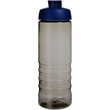 Спортивна пляшка H2O Active® Eco Treble об'ємом 750 мл із куполоподібною кришкою темно-сірий, синій - 21047904- Фото №3