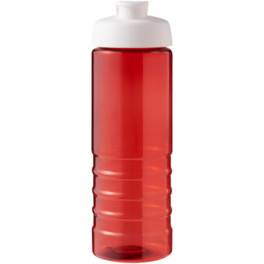 Спортивная бутылка H2O Active® Eco Treble объемом 750 мл с куполообразной крышкой красный, белый - 21047909- Фото №3