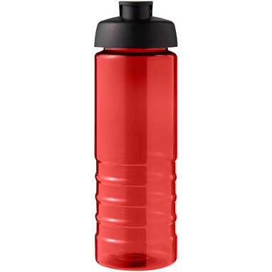 Спортивна пляшка H2O Active® Eco Treble об'ємом 750 мл із куполоподібною кришкою червоний, суцільний чорний - 21047911- Фото №3