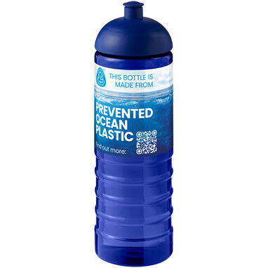 H2O Active® Eco Treble спортивна пляшка об'ємом 750 мл із куполоподібною кришкою синій - 21048004- Фото №2