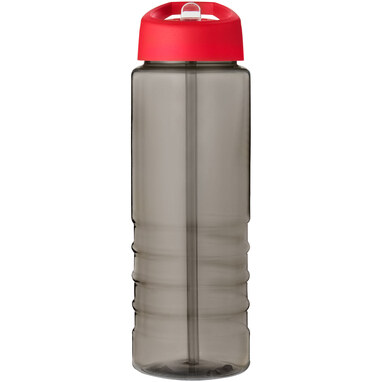 Спортивна пляшка H2O Active® Eco Treble об'ємом 750 мл із куполоподібною кришкою темно-сірий, червоний - 21048202- Фото №3