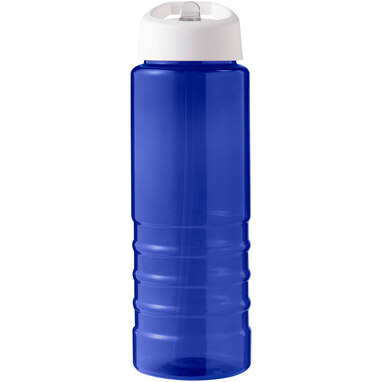 Спортивна пляшка H2O Active® Eco Treble об'ємом 750 мл із куполоподібною кришкою синій, білий - 21048204- Фото №3
