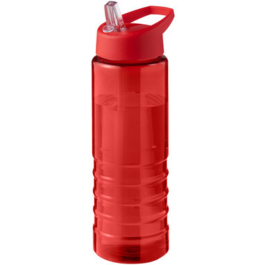 Спортивна пляшка H2O Active® Eco Treble об'ємом 750 мл із куполоподібною кришкою червоний - 21048208- Фото №1