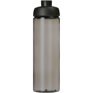 Спортивная бутылка H2O Active® Eco Vibe объемом 850 мл с откидывающейся крышкой темно-серый, сплошной черный - 21048300- Фото №3