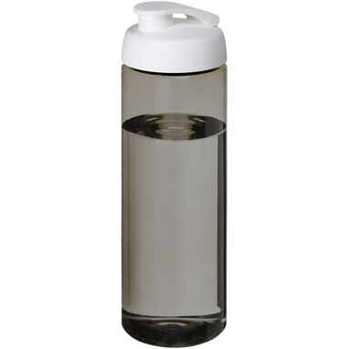 Спортивная бутылка H2O Active® Eco Vibe объемом 850 мл с откидывающейся крышкой темно-серый, белый - 21048301- Фото №1