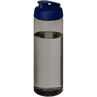 Спортивная бутылка H2O Active® Eco Vibe объемом 850 мл с откидывающейся крышкой темно-серый, cиний - 21048304- Фото №1