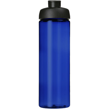 Спортивна пляшка H2O Active® Eco Vibe об'ємом 850 мл з кришкою, що відкидається синій, суцільний чорний - 21048306- Фото №3