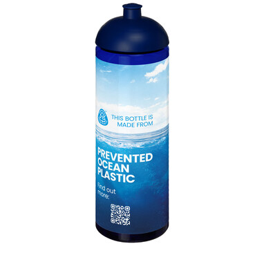 Спортивная бутылка H2O Active® Eco Vibe объемом 850 мл с куполообразной крышкой cиний, cиний - 21048404- Фото №2