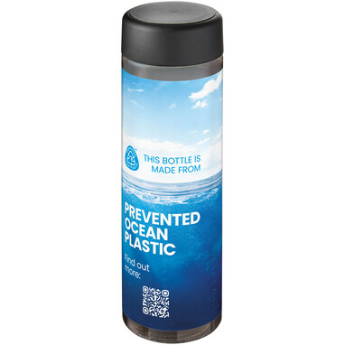 Пляшка для води H2O Active® Eco Vibe об'ємом 850 мл темно-сірий, суцільний чорний - 21048500- Фото №2