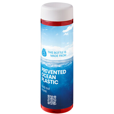 Пляшка для води H2O Active® Eco Vibe об'ємом 850 мл червоний, білий - 21048507- Фото №2