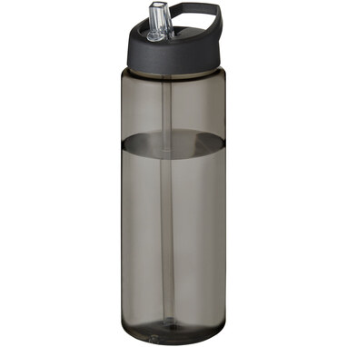 Спортивная бутылка H2O Active® Eco Vibe объемом 850 мл с крышкой-носиком темно-серый, сплошной черный - 21048600- Фото №1