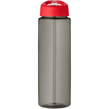 Спортивна пляшка H2O Active® Eco Vibe об'ємом 850 мл з кришкою-носиком темно-сірий, червоний - 21048602- Фото №3