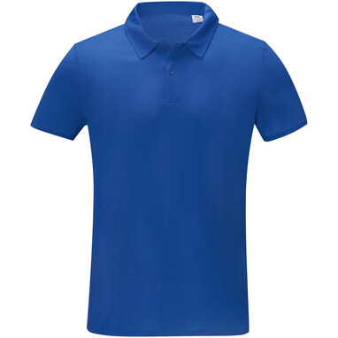 Мужская футболка поло cool fit с короткими рукавами Deimos cиний  размер S - 39094521- Фото №3
