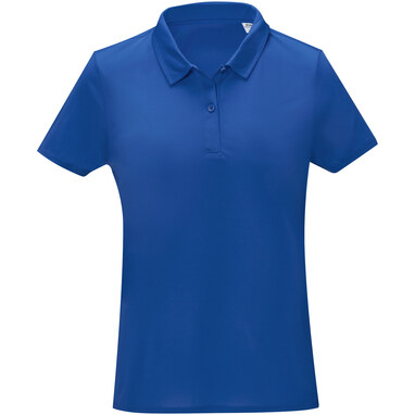 Женская cool fit  футболка поло с короткими рукавами Deimos cиний  размер 4XL - 39095527- Фото №3