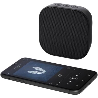 Stark 2.0 міні-колонка з функцією Bluetooth® із переробленої пластмаси, сертифікованої за стандартом RCS, потужністю 3 Вт чорний - 12430590- Фото №6