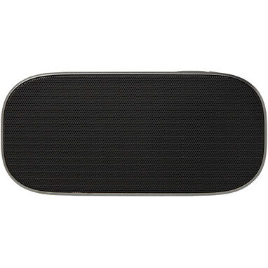 Динамік Stark 2.0 потужністю 5 Вт із переробленого пластику IPX5 з функцією Bluetooth® срібний, суцільний чорний - 12432081- Фото №3