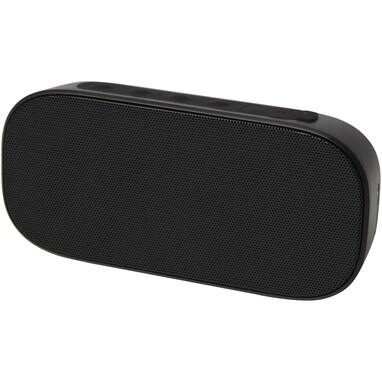 Динамік Stark 2.0 потужністю 5 Вт із переробленого пластику IPX5 з функцією Bluetooth® суцільний чорний - 12432090- Фото №1