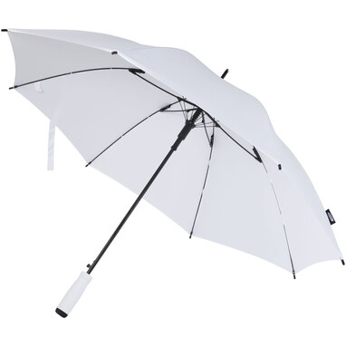Автоматична парасолька з переробленого ПЕТ-пластику (23 дюйми) білий - 10941801- Фото №1