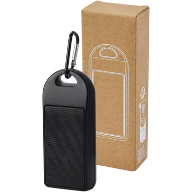 Динамик Bluetooth® Omni 3 Вт IPX4 RCS из переработанного пластика черный - 12433390- Фото №6