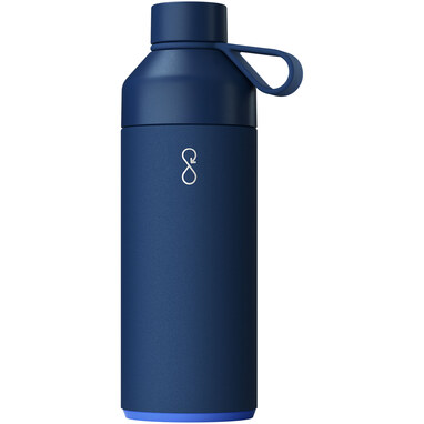 Пляшка для води Big Ocean Bottle об'ємом 1000 мл із вакуумною ізоляцією синій - 10075351- Фото №1