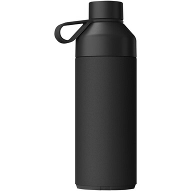 Пляшка для води Big Ocean Bottle об'ємом 1000 мл із вакуумною ізоляцією чорний - 10075390- Фото №4