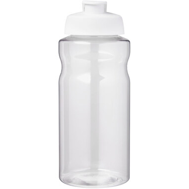 Спортивная бутылка H2O Active® Big Base объемом 1 литр с откидной крышкой белый - 21017501- Фото №3