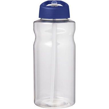 Спортивная бутылка H2O Active® Big Base емкостью 1 литр с крышкой с носиком синий - 21017652- Фото №3