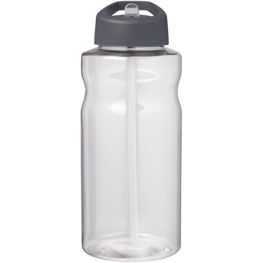 Спортивная бутылка H2O Active® Big Base емкостью 1 литр с крышкой с носиком серый - 21017682- Фото №3