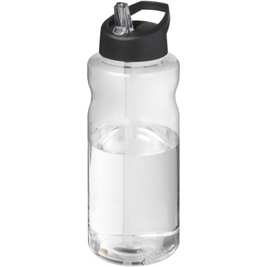 Спортивна пляшка H2O Active® Big Base об’ємом 1 л чорний - 21017690- Фото №1