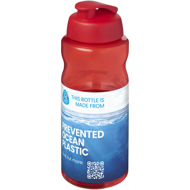 H2O Active® Eco Big Base 1 літрова спортивна пляшка червоний - 21017821- Фото №2