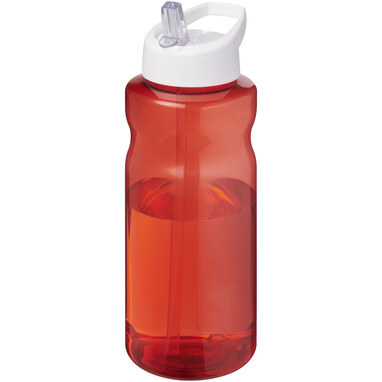 H2O Active® Eco Big Base 1 літрова спортивна пляшка червоний, білий - 21017921- Фото №1