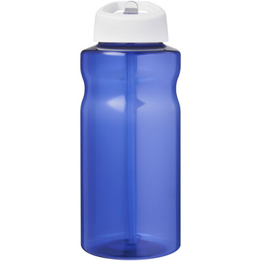H2O Active® Eco Big Base спортивная бутылка с крышкой и носиком объемом 1 литр синий, белый - 21017992- Фото №3