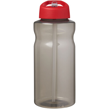 H2O Active® Eco Big Base спортивная бутылка с крышкой и носиком объемом 1 литр красный - 21017994- Фото №3