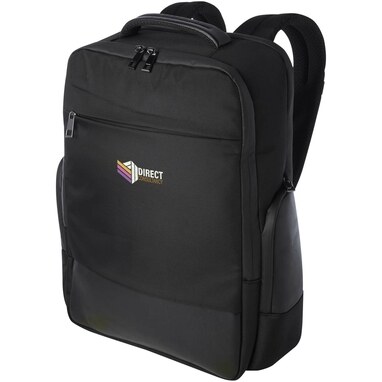 Рюкзак для ноутбука Expedition Pro с экраном 15,6 дюйма GRS, 25 л, из переработанного материала черный - 13005690- Фото №2