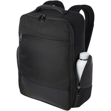 Рюкзак для ноутбука Expedition Pro с экраном 15,6 дюйма GRS, 25 л, из переработанного материала черный - 13005690- Фото №5