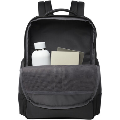 Рюкзак для ноутбука Expedition Pro с экраном 15,6 дюйма GRS, 25 л, из переработанного материала черный - 13005690- Фото №6