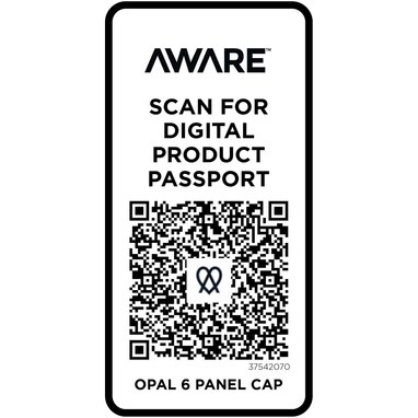 Opal з 6 панелями Aware™ кепка із перероблених матеріалів бежевий - 37542070- Фото №5