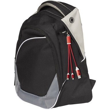 Metal кабель для зарядки «4-в-1» на брелоку з переробленого алюмінію червоний - 12438221- Фото №5
